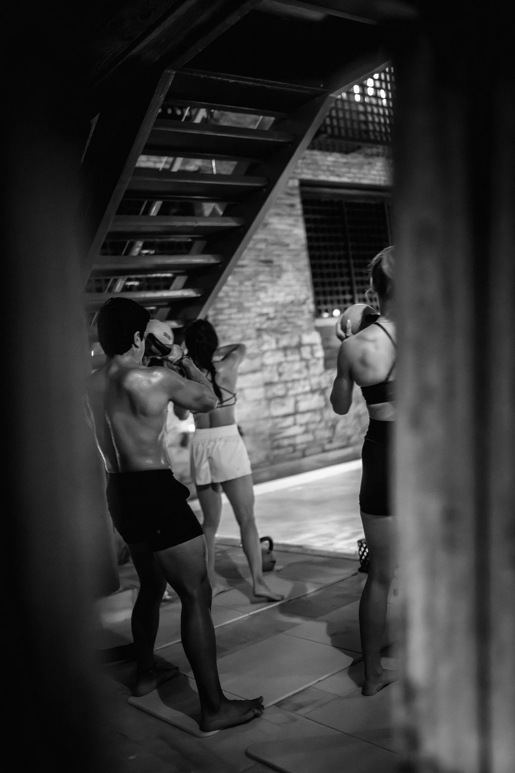 A slow morning moment in the bathhouse